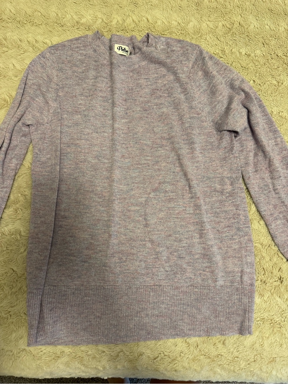 Pulse boutique purple Crewneck Sweater -